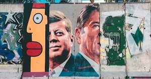 Politicians on Graffit Wall